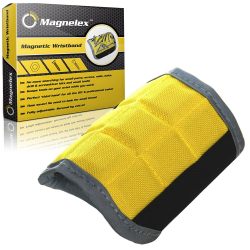 Magnetic Wristband for Holding Tools, Screws, Nails, Bolts