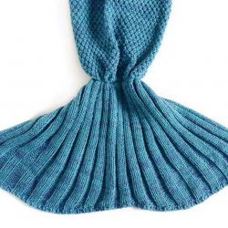 Mermaid Tail Blanket for Kids