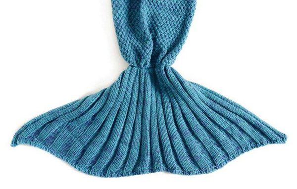 Mermaid Tail Blanket for Kids