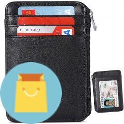 Rfid Blocking Sleeves Front Pocket Wallet for Men