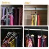 Twirl Tie Rack Belt Hanger Holder Hook