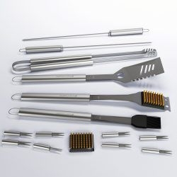 BBQ Grill Tools Set with 16 Barbecue Accessories