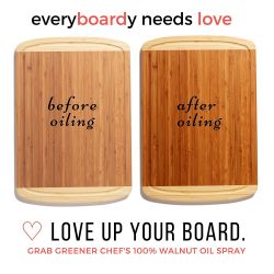 Bamboo Cutting Board Housewarming & Wedding Gift Set