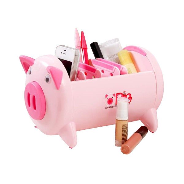 Creative Pigs Plastic Office Pencil Holder