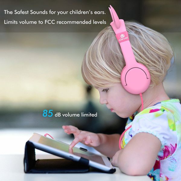 iClever BoostCare Kids Headphones Cat-inspired