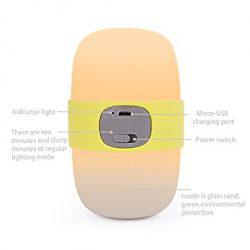 Baby Nursery Night Light Handheld Sleep Lamp with USB Charging