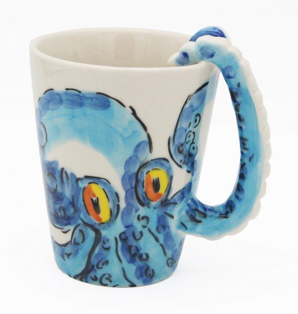Coffee Mug Ceramic Milk Cups Ocean Style (Octopus)