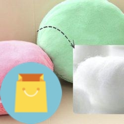 Creative Macaron Shaped Cushion Plush Round Pillow