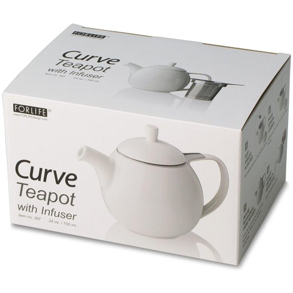 FORLIFE Curve Teapot with Infuser
