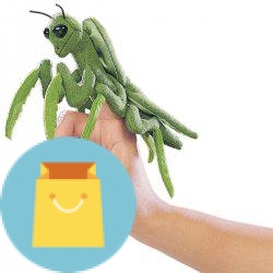 Folkmanis Mini Praying Mantis Finger Puppet