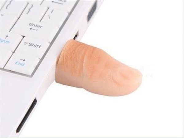 High Quality 8 GB Finger shaped USB Flash drive