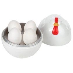 Home-X Microwave Chicken Design Egg Boiler