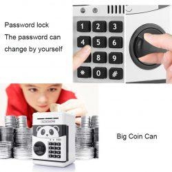 Jhua Cartoon Electronic Password Piggy Bank Cash Coin Can
