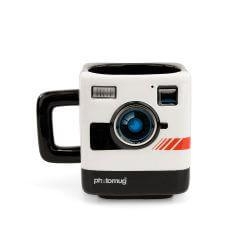 Mustard Tea Coffee Mug Cup - Retro Camera