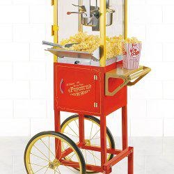 Nostalgia Vintage 6-Ounce Commercial Popcorn Cart