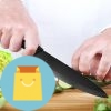 SHAN ZU 8" Ceramic Chef Knife with Zirconium Oxide blade, wooden handle, and gift box 