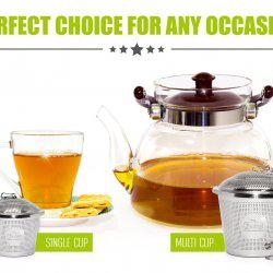 Tea Infuser Set by Chefast (2+1 Pack)