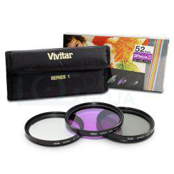 UV CPL FLD Professional Lens Filter Kit and Accessory Set for Nikon