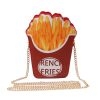 Women Novelty Crossbody Bag Funky Purse (French Fries)