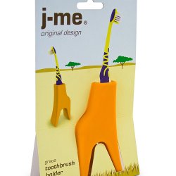 Animal Toothbrush Holder (Grace the Giraffe, Orange)
