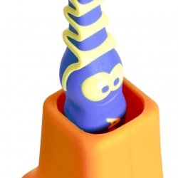 Animal Toothbrush Holder (Grace the Giraffe, Orange)