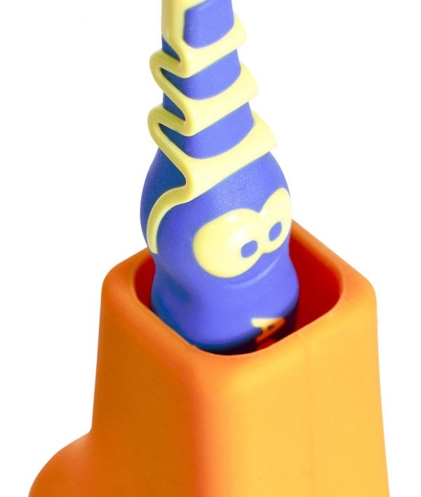 Animal Toothbrush Holder (Grace the Giraffe, Orange)