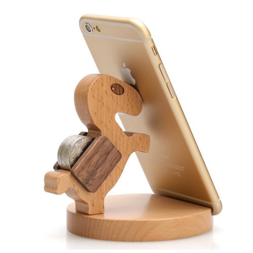 Creative Cute Natural Wooden Cell Phone Stand Best Offer Electronics And Computers Shop 2599