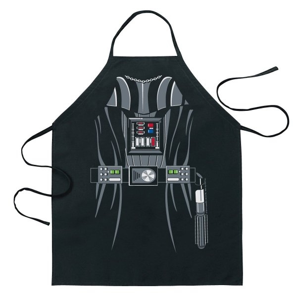 Darth Vader Be The Character Adult Size 100% Cotton Adjustable Black Apron