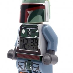 LEGO Star Wars Boba Fett Kids Minifigure Light Up Alarm Clock