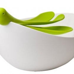 Sparrow Salad Bowl Color, Green.