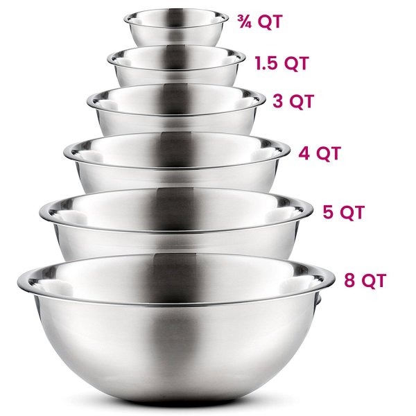 Stainless Steel Mixing Bowls by Finedine