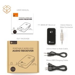 TaoTronics Bluetooth Receiver Car Kit