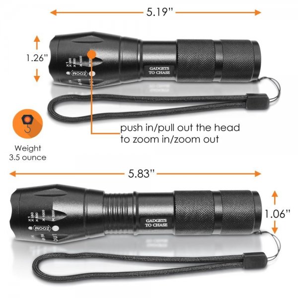 Ultra Bright LED Tactical Flashlight