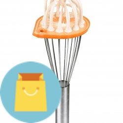 Wipe a Whisk Easily - Multipurpose Kitchen Tool