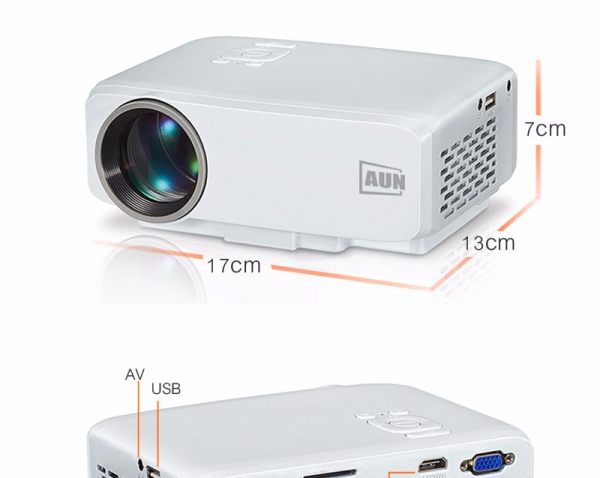 AUN Projector 800 Lumens LED