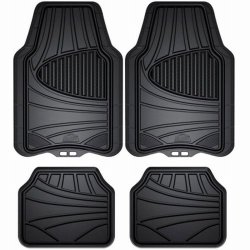 Armor All 4-Piece Black All Season Rubber Floor Mat