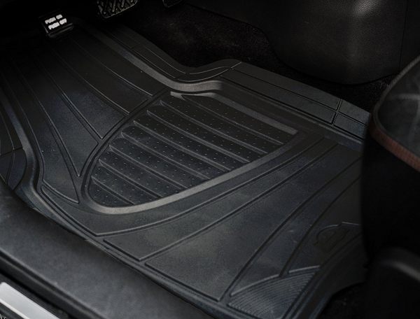 Armor All 4-Piece Black All Season Rubber Floor Mat