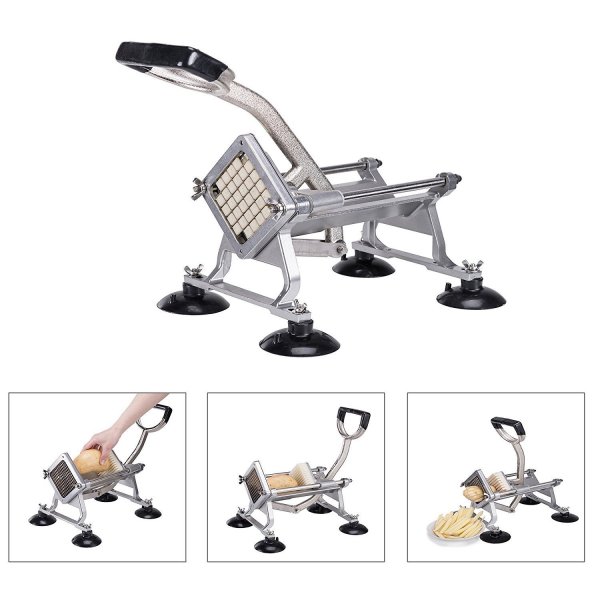 CO-Z Commercial Grade Aluminum Alloy Heavy Duty French Fry Cutter