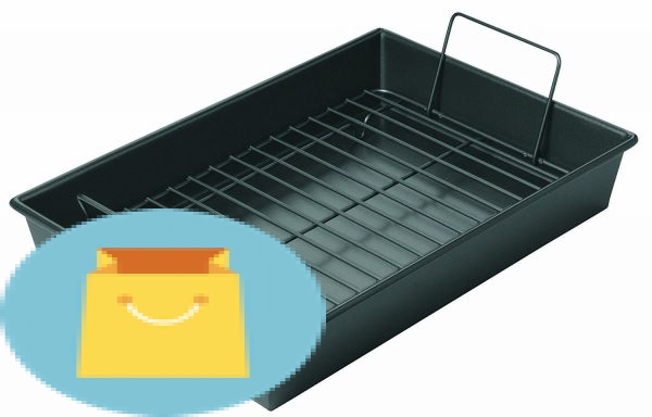 Chicago Metallic Professional Non-Stick Roast Pan with Non-Stick Rack