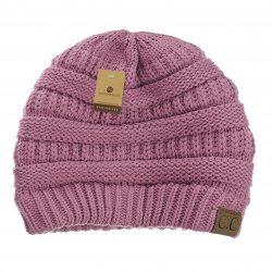 Chunky Soft Stretch Cable Knit Beanie
