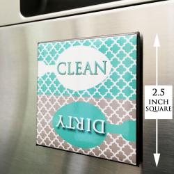 Clean Dirty Dishwasher Magnet Sign for Dishes