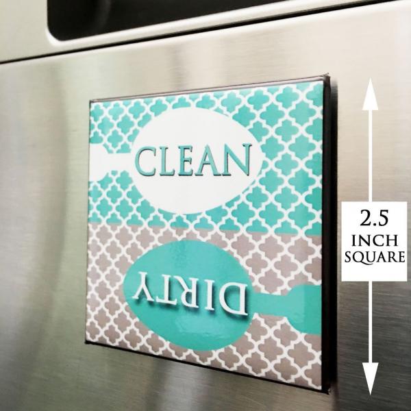 Clean Dirty Dishwasher Magnet Sign for Dishes