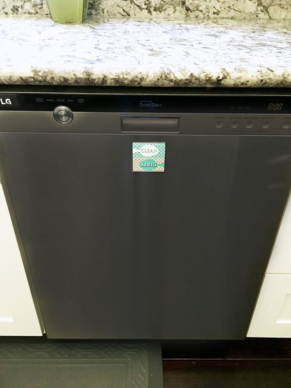 Clean Dirty Dishwasher Magnet Sign for Dishes