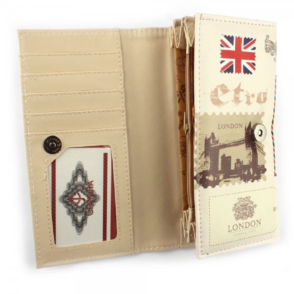 Cute Charm Retro Girl Long Purse Clutch Wallet Bag