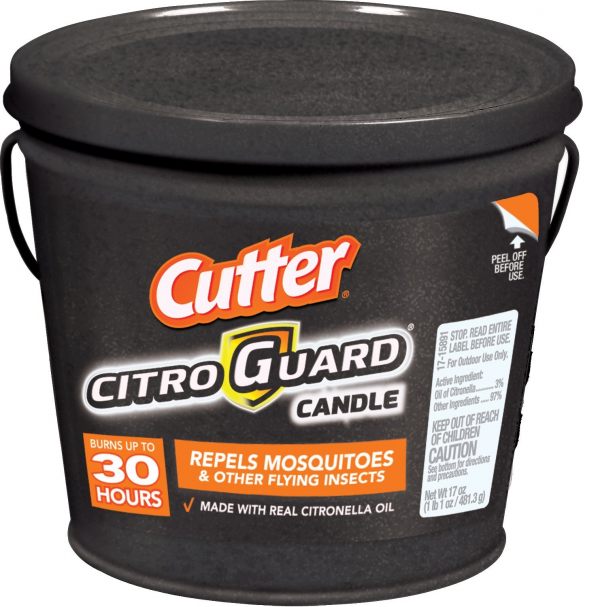 Cutter Slate Citron Guard 17 oz Insect Repellent Bucket Candle