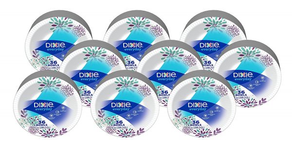Dixie Everyday Paper Bowls, 10 Ounces, 324 Count