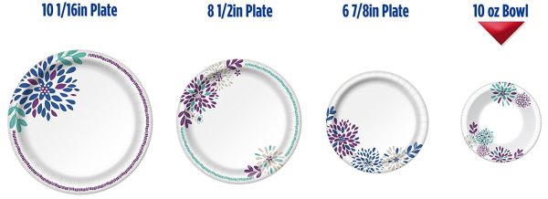 Dixie Everyday Paper Bowls, 10 Ounces, 324 Count