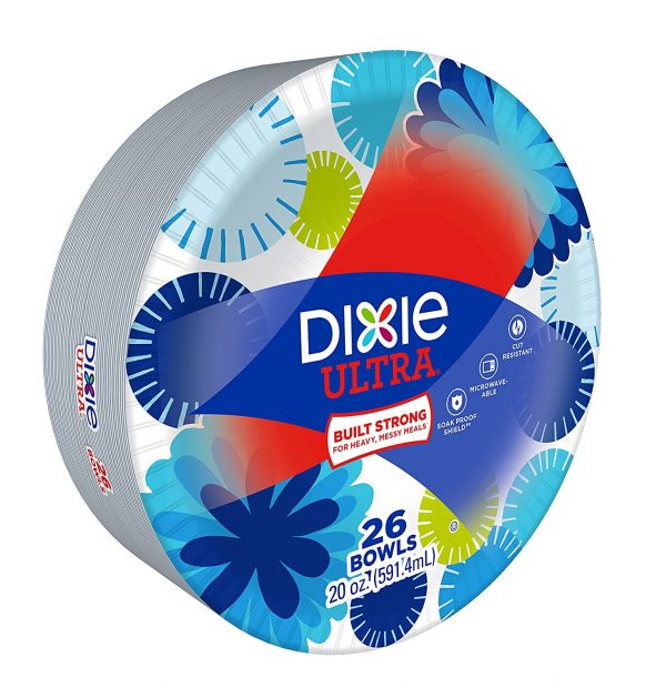 Dixie Ultra Paper Bowls, 20 Ounces, 156 Count