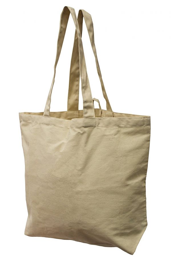 Earthwise Organic Cotton Reusable Grocery Shopping Bag