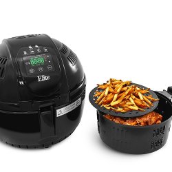 Elite Platinum 3.5 Quart Two-Tiered Electric Digital Air Fryer Cooker